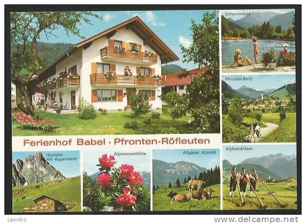 PFRONTEN RÖFLEUTEN Ferienhof BABEL Im Allgäu Bayern - Pfronten