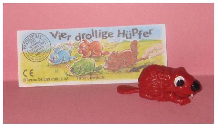 1996 Kinder Allemand Vier Drollige Hüpfer 652806 + BPZ - Montabili