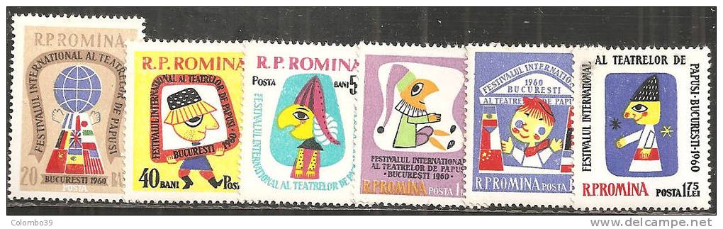 Romania 1960 Nuovo** - Mi.1907/12  Yv.1733/38 - Nuovi