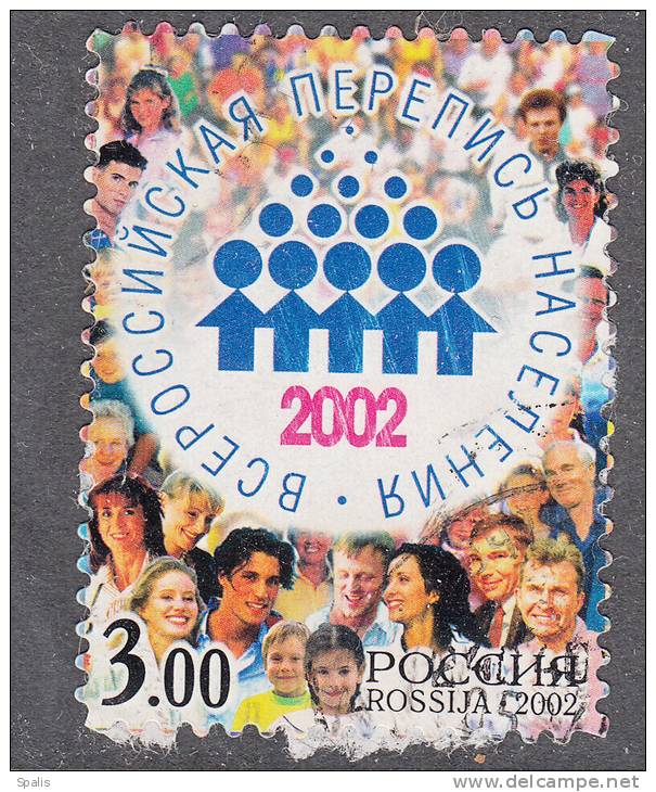 Russia 2002 Michel Nr 1018 Used Census - Used Stamps