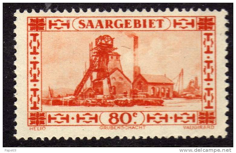 Sarre Occupation Française N° 115 XX   80 C. Orange TB - Neufs