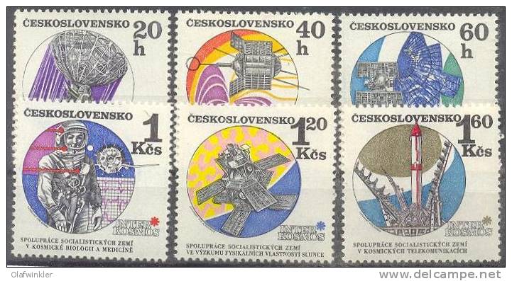 1970 Interkosmos Mi 1970-5 / PO 1858-63 / Sc 1716-21 / YT 1814-9 Postfrisch / Neuf / MNH [gra] - Unused Stamps