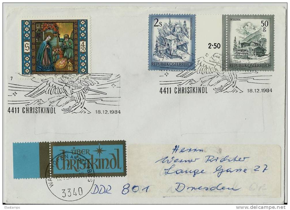 =AT BRIFE CHRISTKINDL 1984 - Covers & Documents