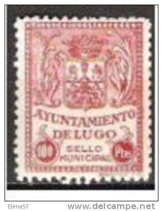 2240-100 PESETAS SELLO MUNICIPAL LOCAL NUEVO** AYUNTAMIENTO LUGO SPAIN REVENUE FISCALES LOCALES FiscauX STEMPELMARKEN,LU - Nationalist Issues