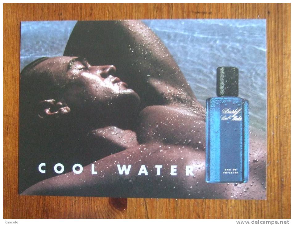 Davidoff Cool Water Parfum Sexy Male Also Gay Interest Carte Postale - Modern (from 1961)