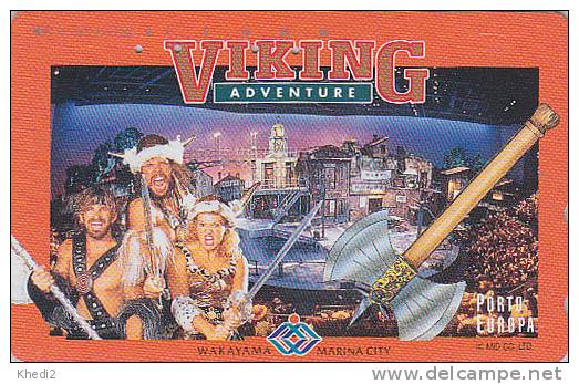 Télécarte Japon / 330-56218 - PARC D´ATTRACTION / Viking Adventure -  AMUSEMENT PARK Japan Phonecard - ATT 183 - Jeux
