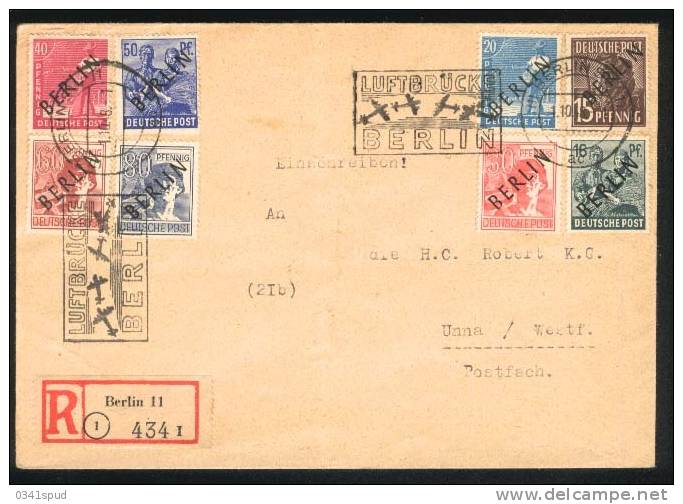 1948  Allemagne Germany Germania  Berlin - Lettres & Documents