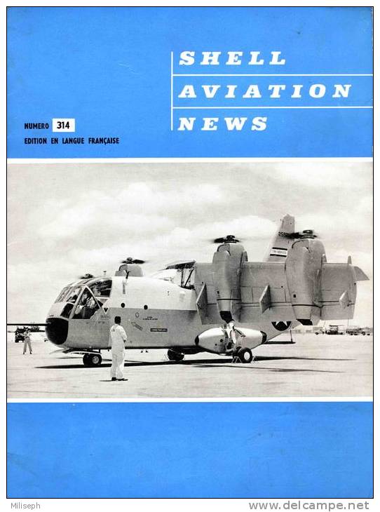 Magazine SHELL AVIATION NEWS - N° 314 +/- 1965 - Débris POLDERS - Aéroport BRUXELLES - Avions SUEDE (3115) - Aviation