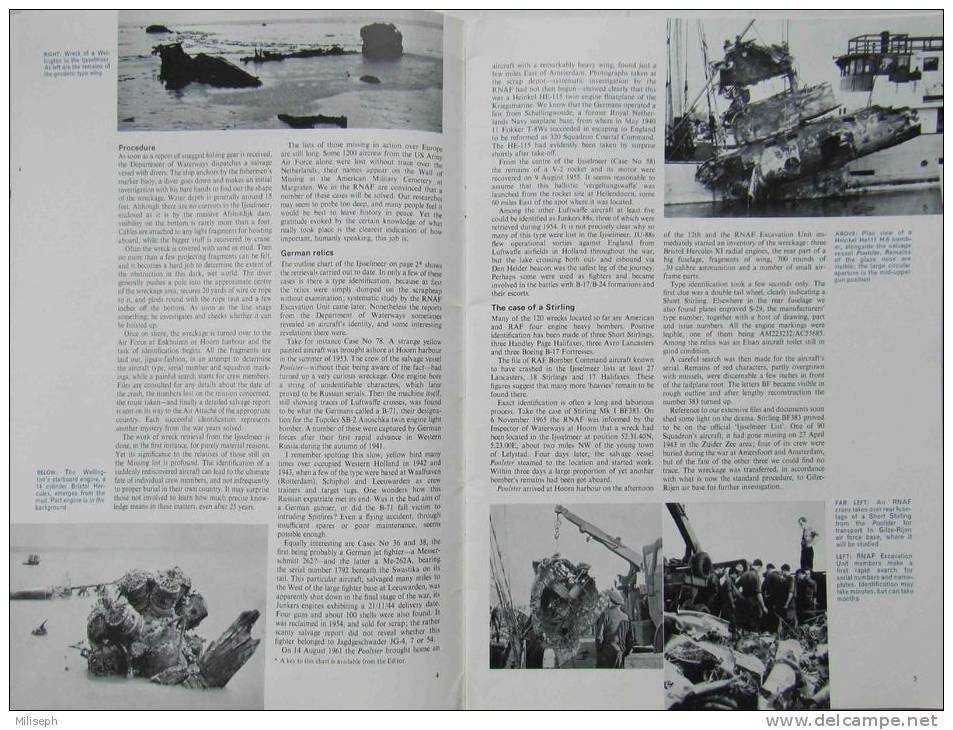Magazine SHELL AVIATION NEWS - N° 347 - +/- 1965 - IJSSELMEER Pays Bas  (3116) - Aviation