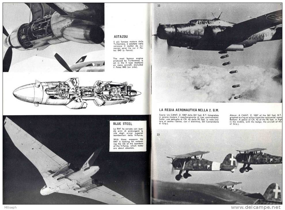 Magazine ANTERCONAIR AVIAZIONE E MARINA - N° 23 - 02/03 -1965 - Avions - Bateaux - Fusées - Missiles - Sous Marins (3119 - Aviation