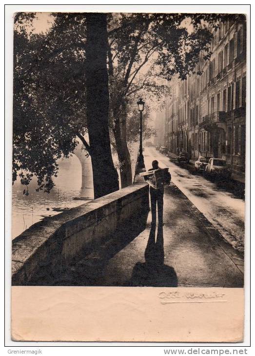 Albert Monier - Paris - Le Quai De Bourbon Vers Le Pont Marie - Obl. 1955 - Monier