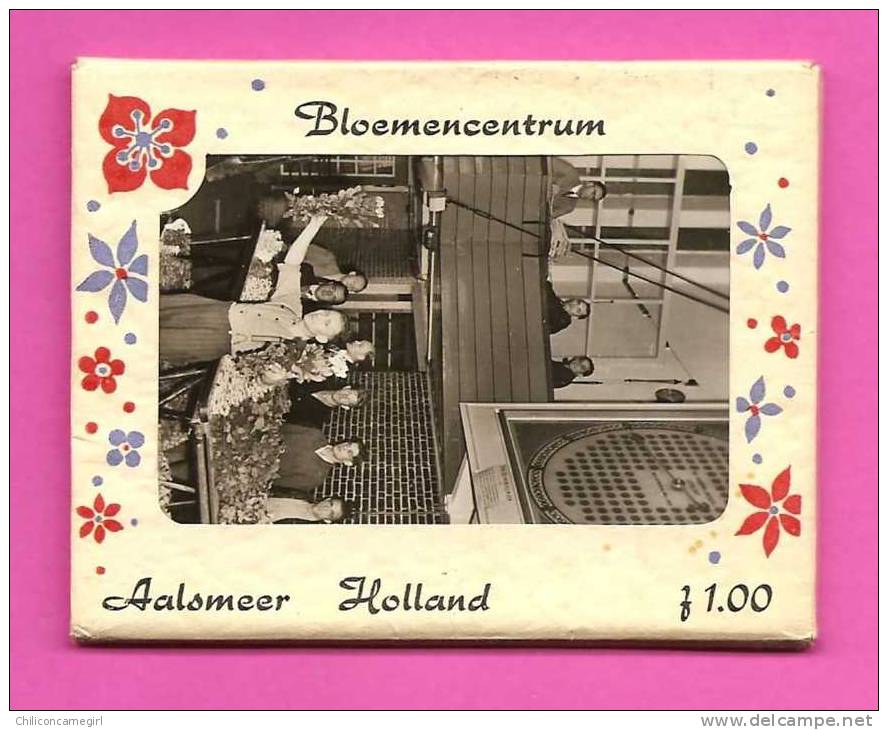 Bloemencentrum - Aalsmeer Holland - Crieur L. OPSTEKER - Fleurs - Serres - Animée - P. JAGER - 10 Snapshots 9 X 7 Cm - Aalsmeer