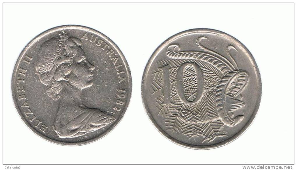 AUSTRALIA - 10 Cents  (ver Años - Looks Years ) - 10 Cents