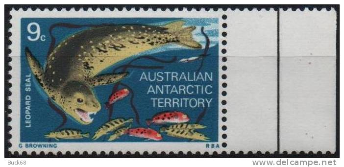 AAT Australian Antartic Territory Poste 27 ** MNH Antarktis Antarctique Pôle Sud : Léopard De Mer Phoque - Neufs