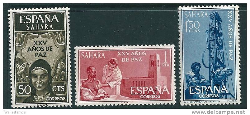 Sahara 1965 SG 236-8 MNH** - Spanische Sahara