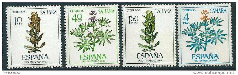 Sahara 1967 SG 253-6 MNH** - Spanische Sahara