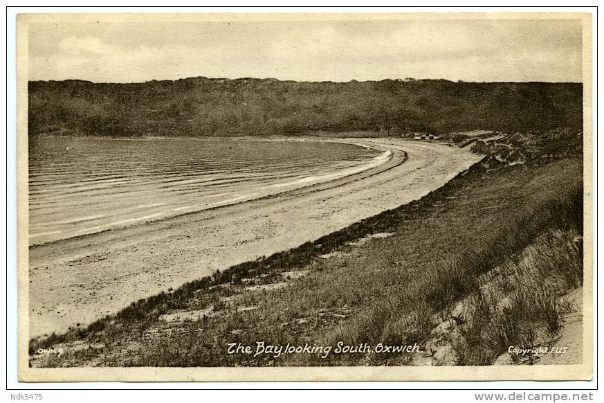 OXWICH : THE BAY LOOKING SOUTH - Glamorgan