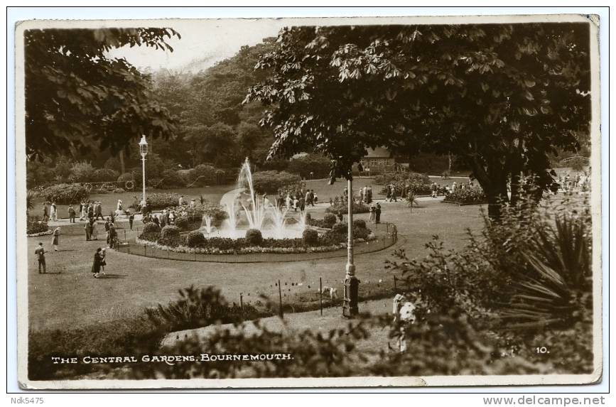 BOURNEMOUTH : THE CENTRAL GARDENS / ADDRESS - HOLSWORTHY, PYWORTHY - Bournemouth (hasta 1972)