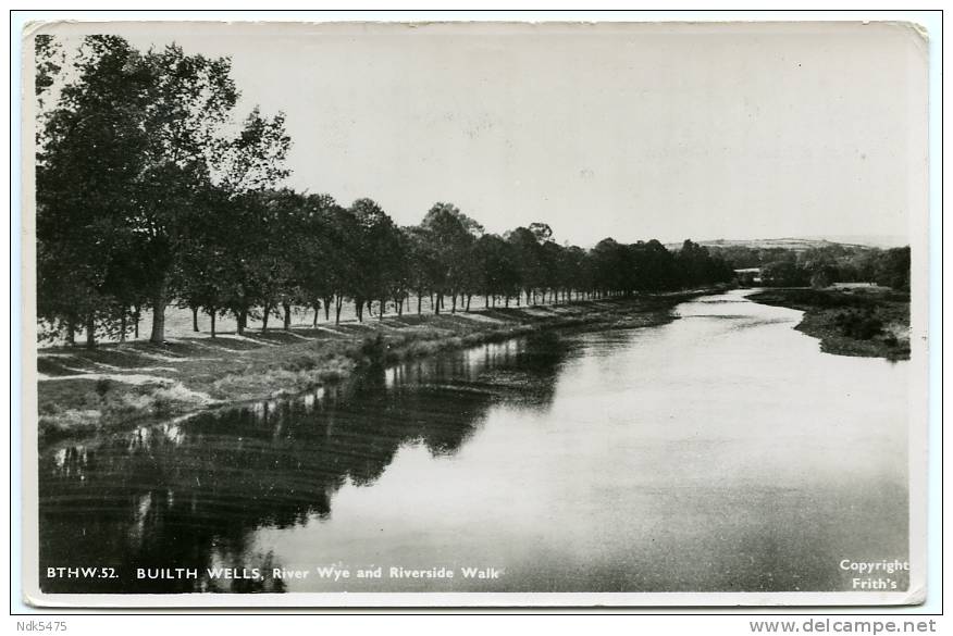 BUILTH WELLS : RIVER WYE AND RIVERSIDE WALK - Breconshire