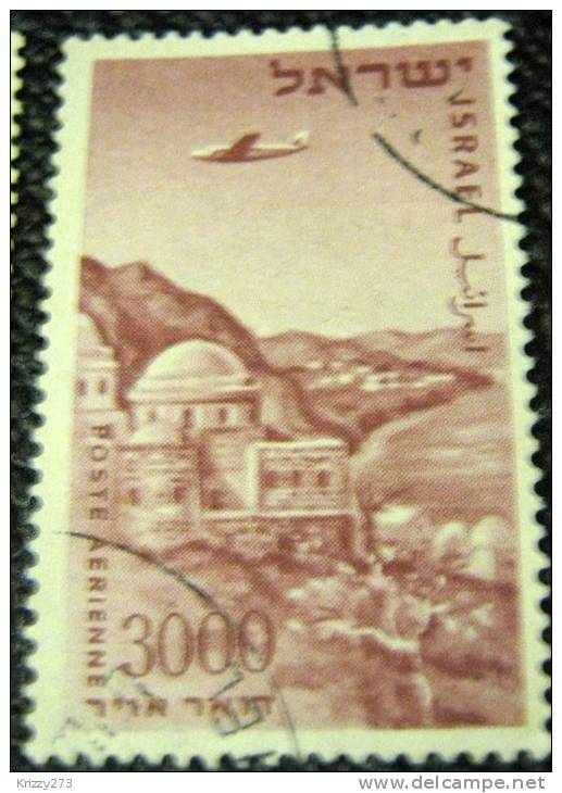 Israel 1953 Airmail Tomb Of Meir Baal Haness 3000pr - Used - Oblitérés (sans Tabs)