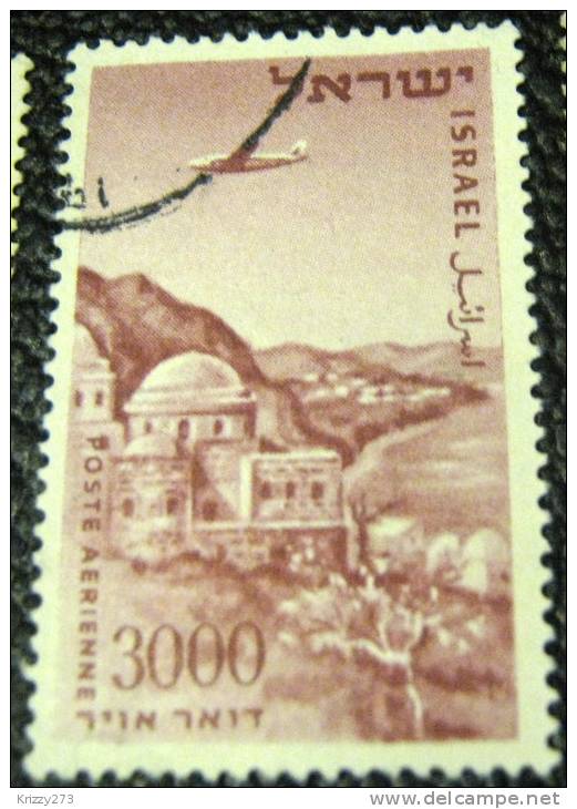 Israel 1953 Airmail Tomb Of Meir Baal Haness 3000pr - Used - Oblitérés (sans Tabs)