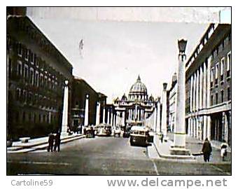 ROMA  VIA DELLA CONCILIAZIONE ANIMATA AUTOBUS VB1952   EE13209 - Transport