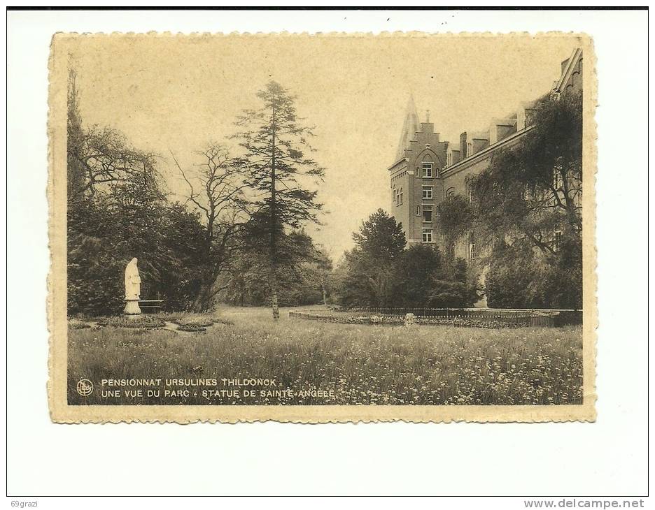 Thildonck Wespelaer Pensionnat Des Religieuses Ursulines Statue De Sainte Angele - Haacht