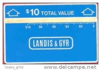 United States - SKU-10073, Pre Trial Test Card Cn:701C, 1987, 10 $ , Mint - Schede Olografiche (Landis & Gyr)