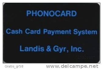 United States - SKU-10073, Pre Trial Test Card Cn:701C, 1987, 10 $ , Mint - [1] Holographic Cards (Landis & Gyr)