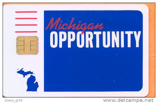 United States - Michigan Opporunity Card, Schlumberger Test Card - Schede A Pulce