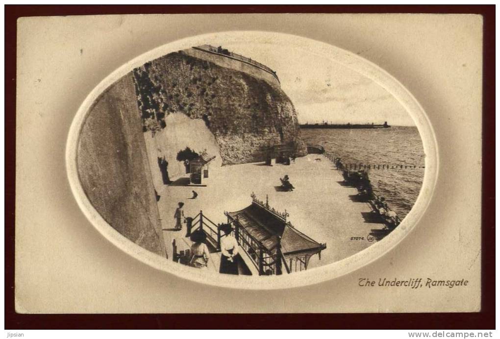 Cpa  Angleterre The Undercliff Ramsgate   PONT30 - Ramsgate