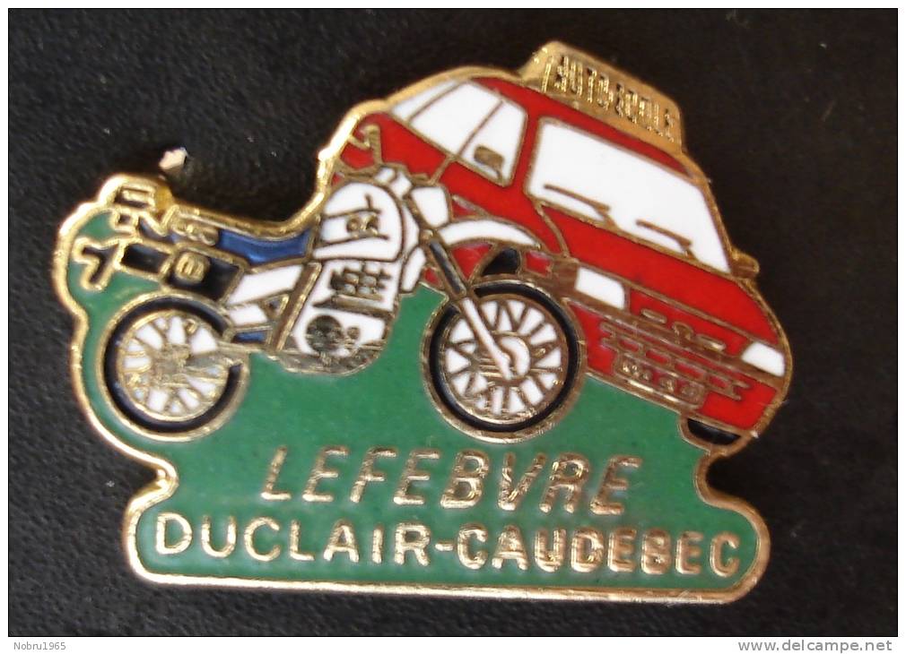 Pin´s Badge Pin PEUGEOT Auto Moto école Lefebvre Duclair-Caudebec.superbe Egf - Peugeot