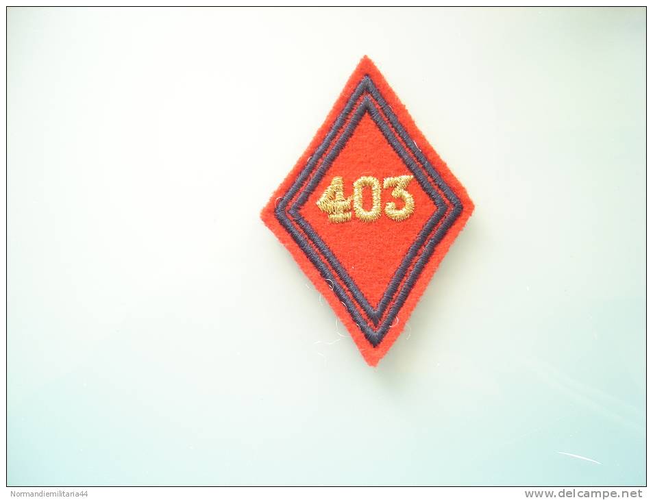 Losange Modele 45 403 Regiment D Atillerie Sous Off - Patches