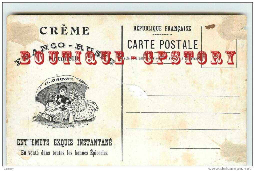 CARDEUR De LAINE - MATELASSIERE - Cardeurs à L´ouvrage Sous Un Pont - Cardeuse - PUBLICITE CREME FRANCO RUSSE Au Dos - Artisanat