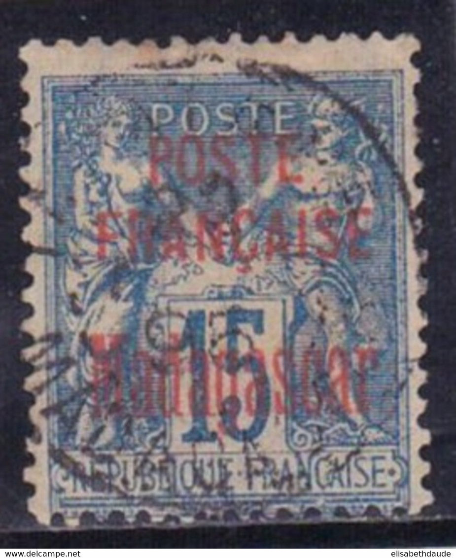 MADAGASCAR - YVERT N° 16 OBLITERE  - COTE = 29 EUROS - Gebruikt