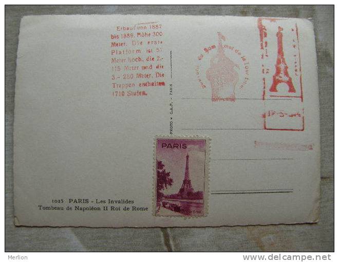 Paris Les Invalides  Napoleon - Stamp    D99820 - Autres & Non Classés