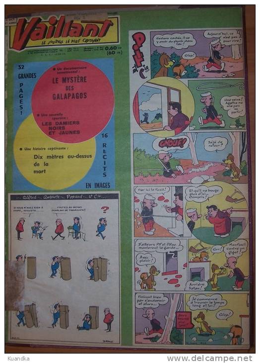 1960 Vaillant Le Journal le plus Captivant No 794-803,Album Relie, Bound Album,  Album Rilegato