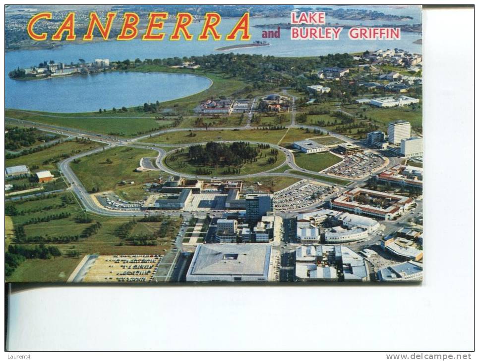 (07) Postcard View Folder - Depliant De Carte Postale - ACT - Canberra (old) - Canberra (ACT)