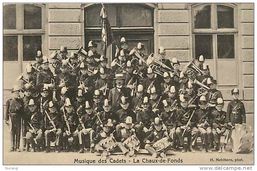 Fev13 820 : La Chaux-de-Fonds  -  Musique Des Cadets  -  Orchestre  -  Enfants - La Chaux