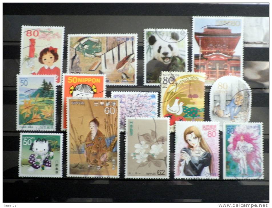 Japan - Japon - Mixed Selection Of Used Stamps - All Different - Various Years - Lot 13 - Collections, Lots & Séries