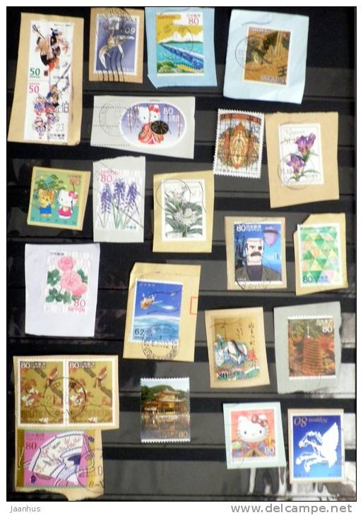 Japan - Japon - Mixed Selection Of Used Stamps On Paper - Various Years - Lot 31 - Collezioni & Lotti