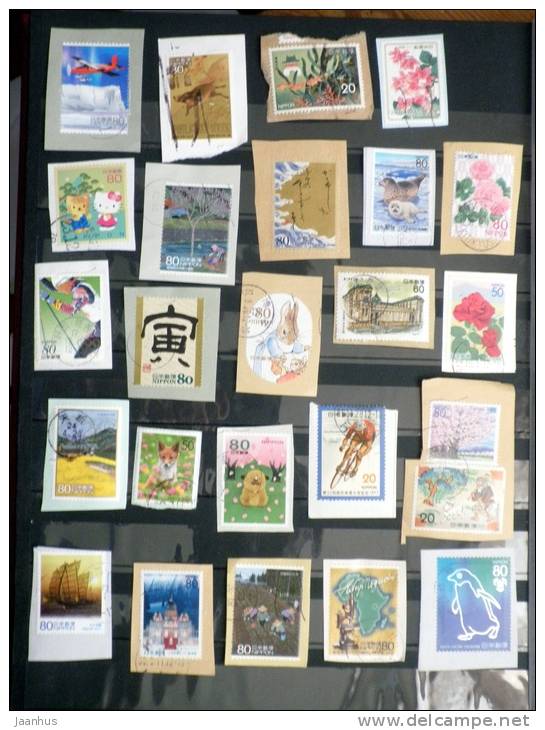Japan - Japon - Mixed Selection Of Used Stamps On Paper - Various Years - Lot 39 - Colecciones & Series