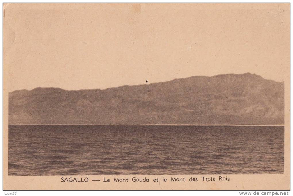 C1920 SAGALLO - LE MONT GOUDA ET LE MONT DES TROIS ROIS - Djibouti