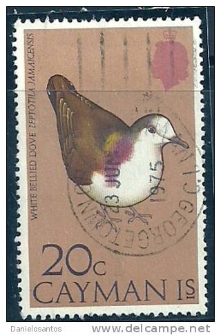 Cayman Is  1975 Birds Aves Oiseaux Vegels - Pigeons, Doves - Caribbean Dove - Leptotila Jamaicensis  Canc - Columbiformes