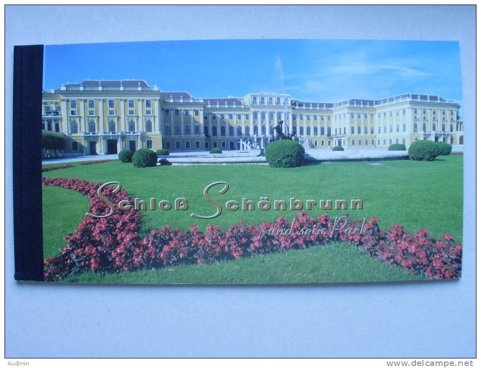 UNO-Wien 272/7 MH 3 Booklet  3 ++/mnh, UNESCO-Weltkulturerbe, Schloß Schönbrunn - Postzegelboekjes