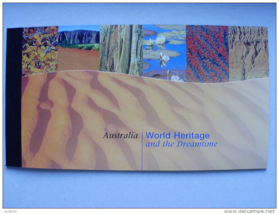 UNO-New York 809/14 MH 4 Booklet 4 **/MNH, UNESCO-Welterbe: Australien - Postzegelboekjes