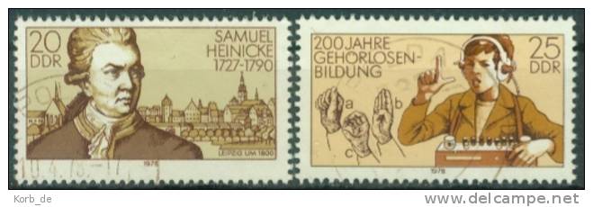 DDR 1978 / MiNr. 2314 - 2315  O / Used           (h2164) - Oblitérés