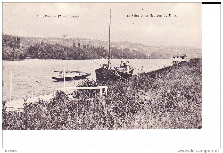 Meulan  --  La Seine Et Les Hauteurs De Thun - Meulan