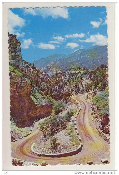 COLORADO SPRINGS; # 3557 - Horseshoe Curve In Williams Canon, Near COLORADO SPRINGS, Used - American Roadside