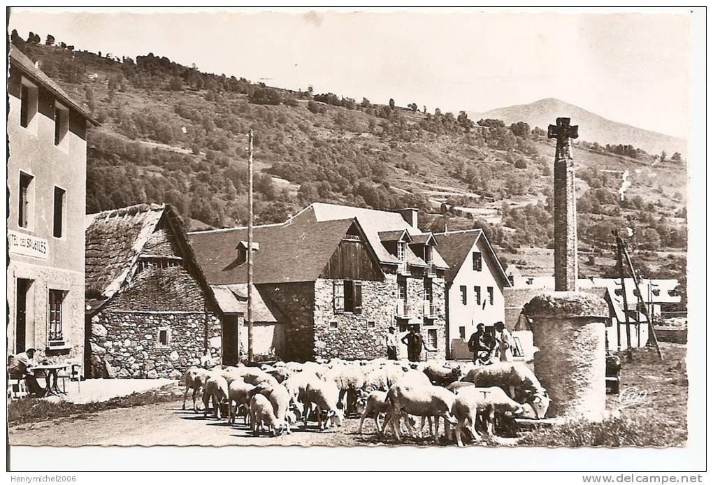 Haute Garonne - 31 - Village D'oo , Env . De Luchon , Moutons Devant L'hotel - Luchon